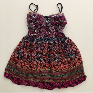 Floral summder sweetheart dress size S